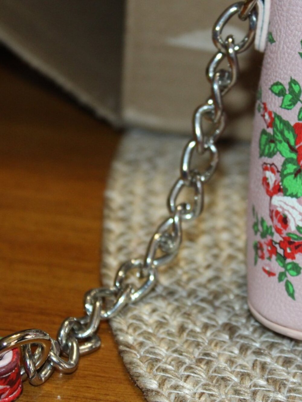 NWT Betsey Johnson Shabby Chic Bow front crossbody Purse DARLING!! - Picture 7 of 12